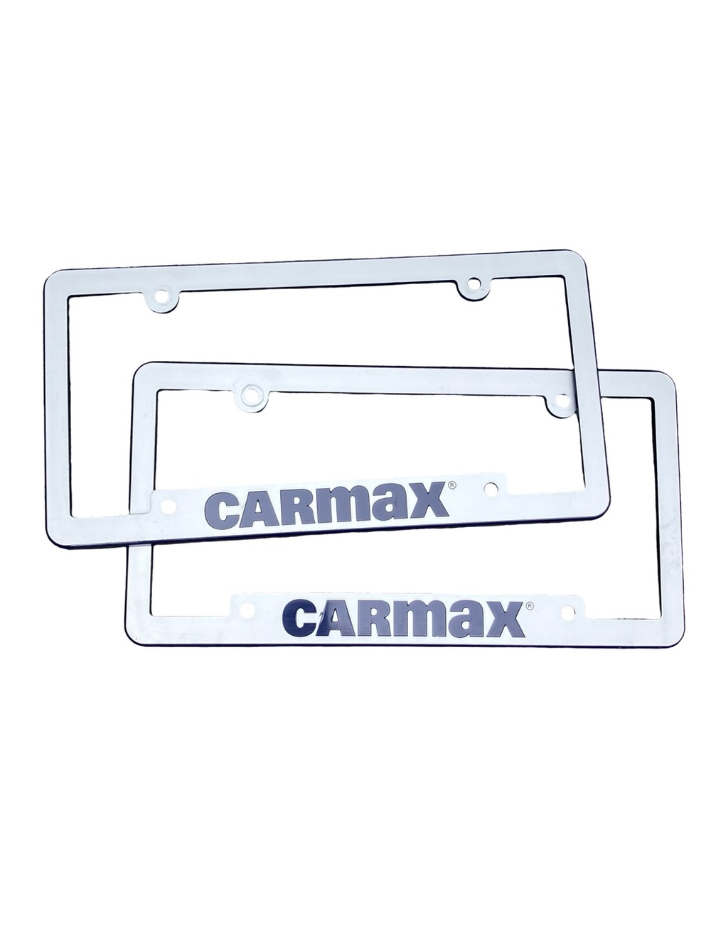 2 CarMax License Plate Frames